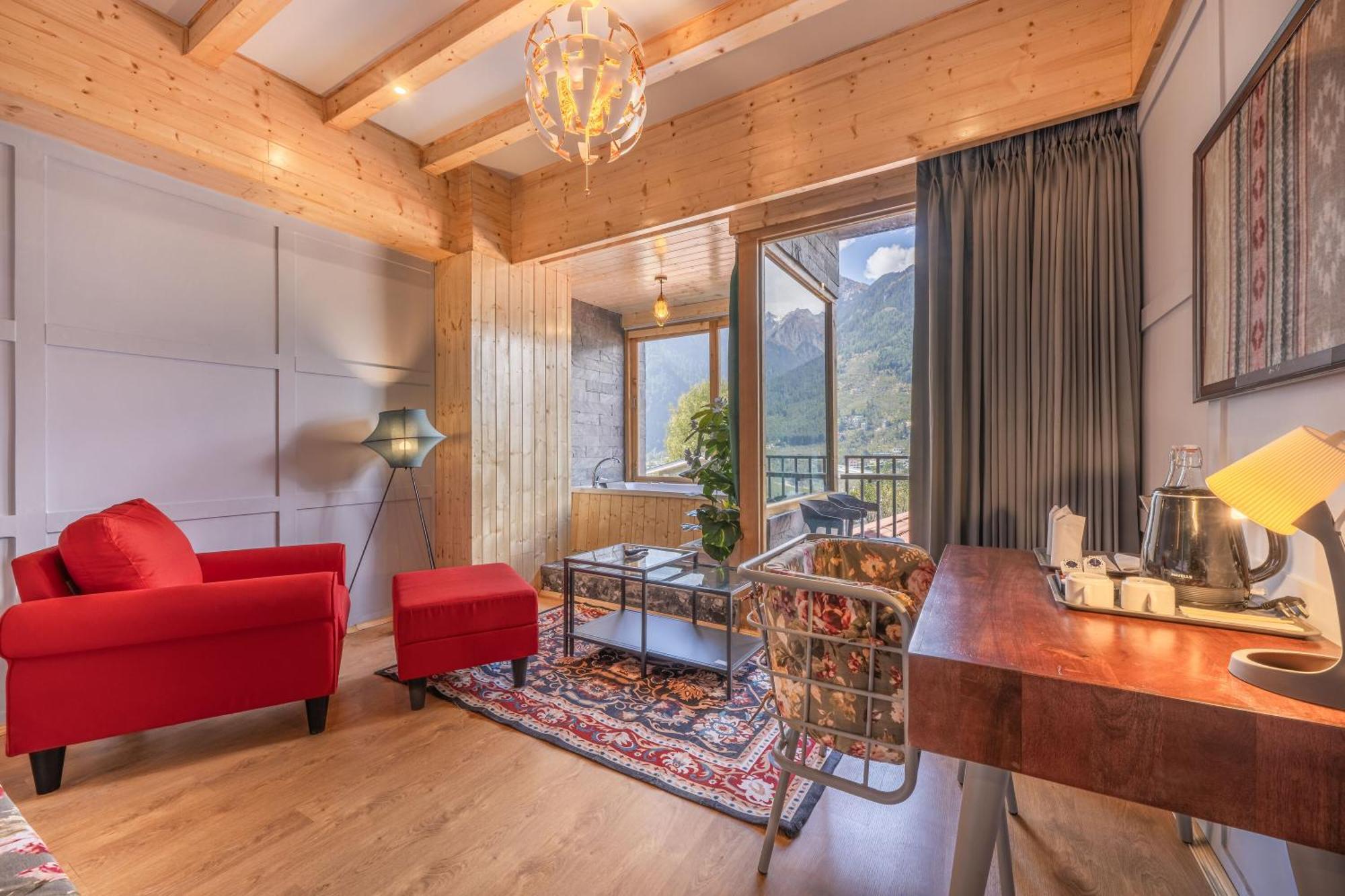 Echor Himalayan Heights Luxe Manali Hotell Exteriör bild