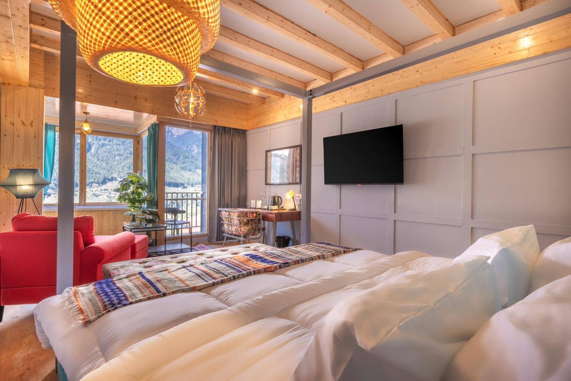 Echor Himalayan Heights Luxe Manali Hotell Exteriör bild