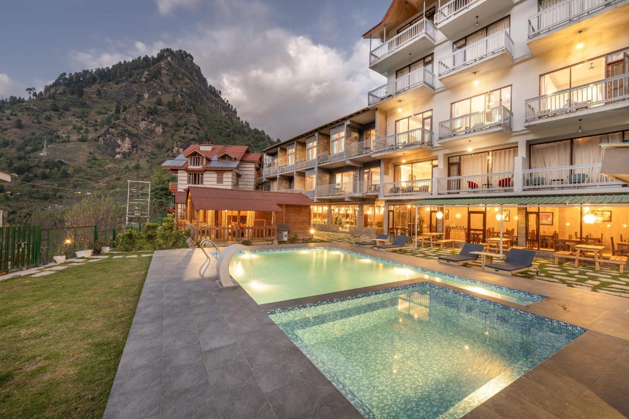 Echor Himalayan Heights Luxe Manali Hotell Exteriör bild