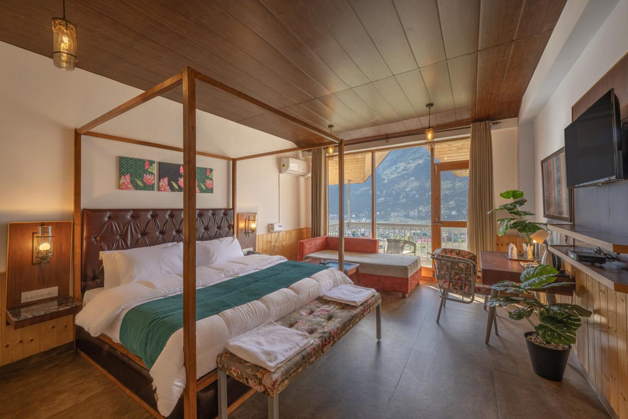 Echor Himalayan Heights Luxe Manali Hotell Exteriör bild